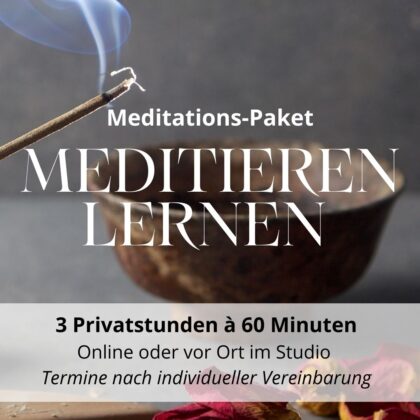 Paket "Meditieren lernen" (3x60 Minuten)