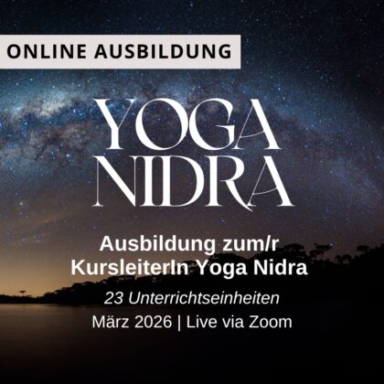 Yoga Nidra Ausbildung (23 UE) *Online* | März 2026