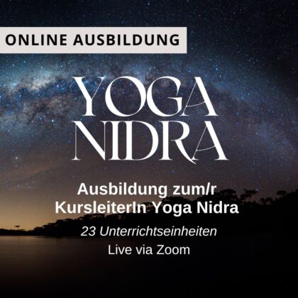Yoga Nidra Ausbildung (23 UE) *Online*  | April 2027