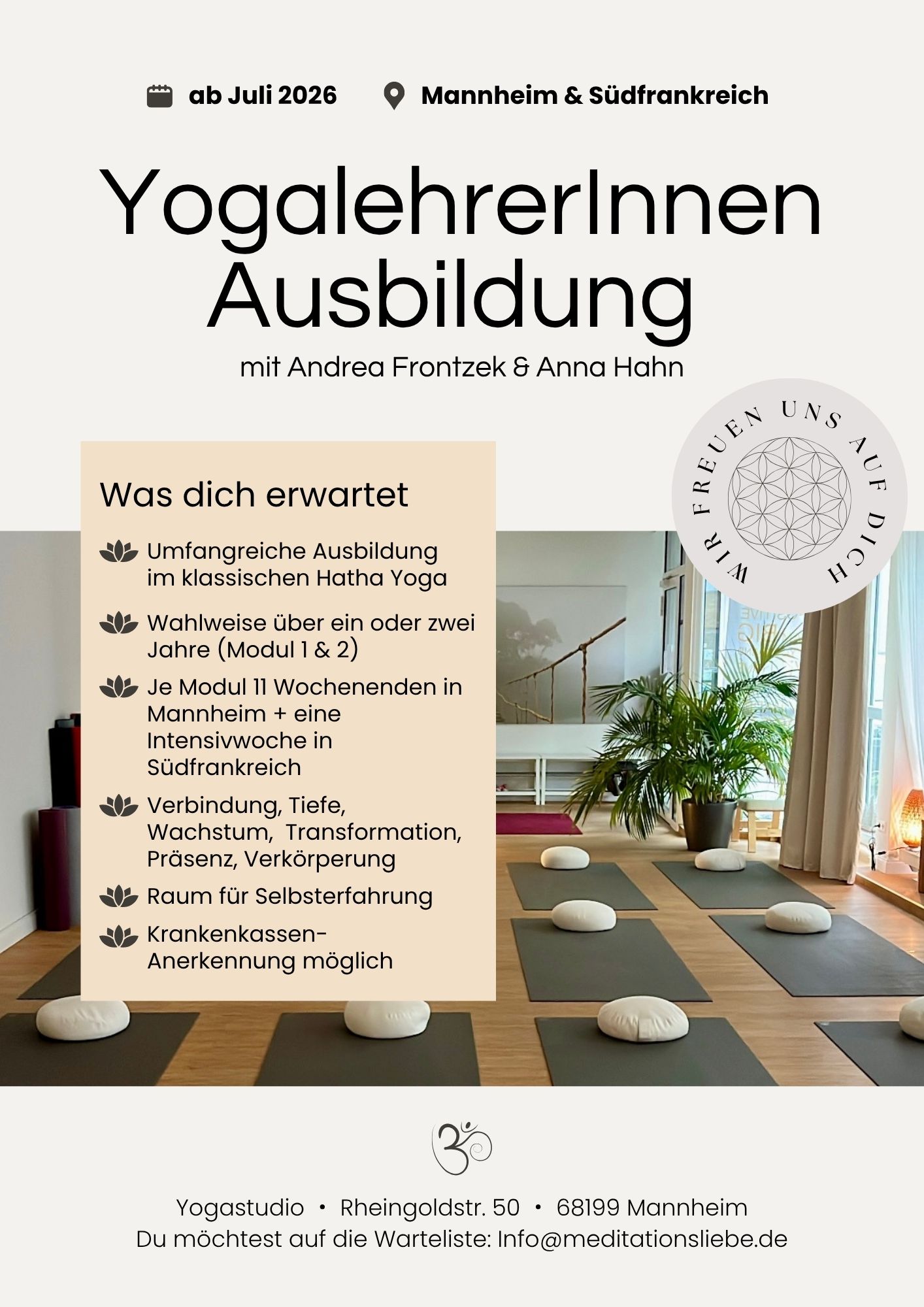 Yogaausbildung 2026