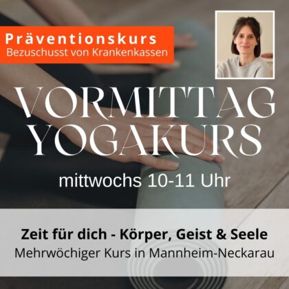 10-wöchiger Yogakurs - Start 15.04.2026 | vormittags