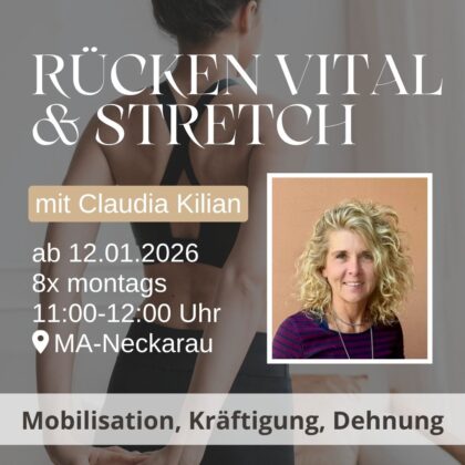 Rücken Vital & Stretch mit Claudia - Start 12.01.2026