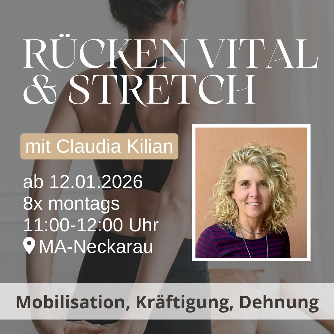 Rücken Vital & Stretch mit Claudia - Start 12.01.2026