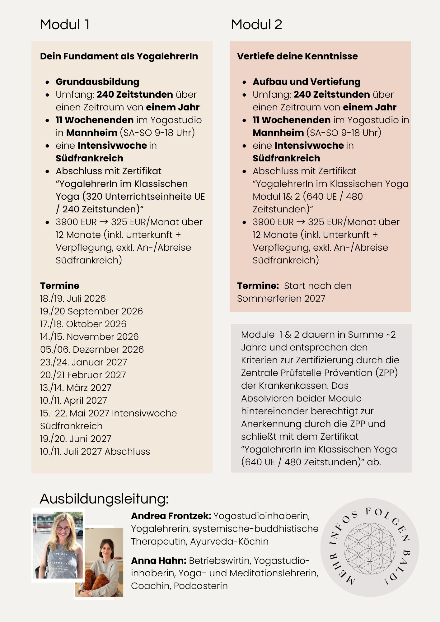 Yogaausbildung